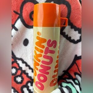 Vintage Dunkin Donuts Thermos Vaccuum Bottle w/ MUG Lid rare